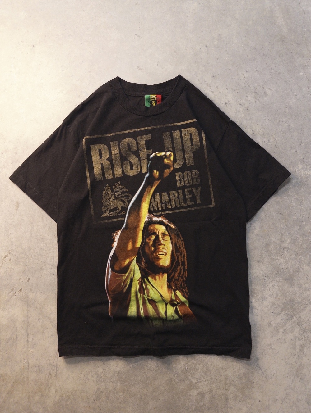 Vintage Bob Marley 'Rise Up' Black Band Tee